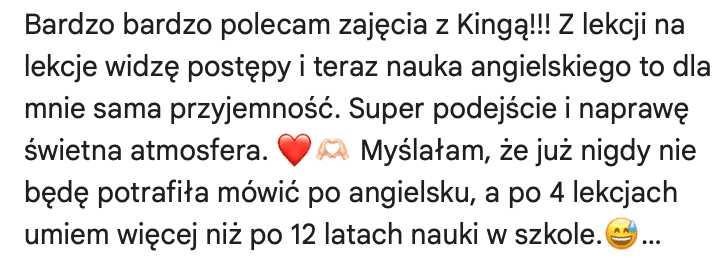 Druga opinia od Karoliny, siedem miesięcy później